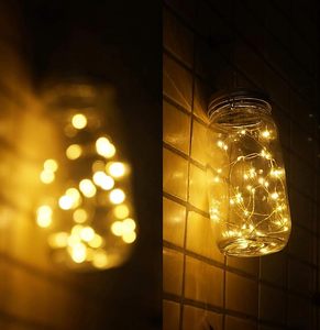 Mason Jar đèn kích thước lớn 30 LED Cổ Tích chuỗi đèn ngoài trời trong nhà trang trí cho Patio sân Máy tính để bàn bên đám cưới đom đóm - Product Image 4