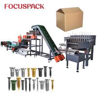 Focuspack Machine de remplissage automatique électrique haute vitesse pour vis et boulons 30 kg, contrôlée par PLC, pour la conditionment et l'étiquetage de quincaillerie et de fixations