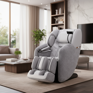 Fauteuil de <span class=keywords><strong>massage</strong></span> Shiatsu 4D à gravité zéro, super long, en cuir, moderne, pour la maison et le bureau - Product Image 6