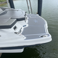Tapis de pont en mousse EVA imitation teck pour plateforme de bain et cockpit de bateau, style SeaDek MarineMat, auto-adhésif, pour Chaparral 246 SSI 2014