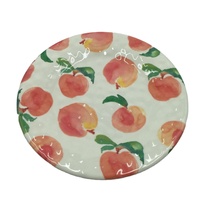 Service OEM 100% Passe au lave-vaisselle Assiette à salade en mélamine imprimée sur mesure Assiettes rondes en plastique Vente en gros