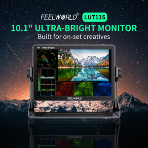 FEELWORLD LUT11S OEM Factory Direct 10,1 pulgadas 2000NITs DSLR Cámara Monitor de campo HDMI 3G-SDI LOGO Servicio de personalización - Product Image 2