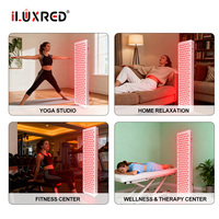 Panneau de luminothérapie rouge professionnel ILUXRED 900W à haute irradiance pour tout le corps, infrarouge proche, 660nm 850nm