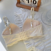 Sujetador de Encaje con Escote Profundo en V, Bordado, Estilo Femenino, Cómodo y Transpirable, Hecho en China, en Oferta