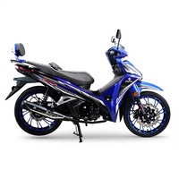 Nouvelle moto à essence 125cc de style Underbone pour l'Asie du Sud-Est avec des roues en alliage, des feux LED et un grand réservoir de carburant