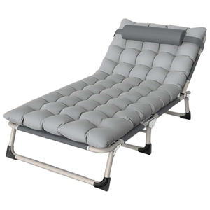 Cama Plegable de Metal Profesional OEM/ODM, Fácil de Transportar, Altura Ajustable, Cama Reclinable para Descanso, para Hogar, Oficina, Campamento al Aire Libre - Product Image 6