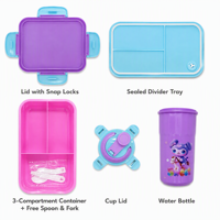 Boîte à lunch isotherme personnalisée pour enfants XPM avec compartiments pour l'emballage des aliments