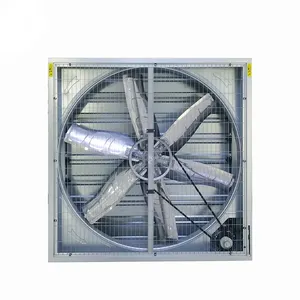 50-дюймовая промышленная вентиляционная отбойная Подушка с отрицательным давлением и вентилятором, система охлаждения теплицы