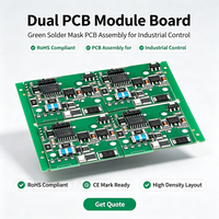 Placa PCB Multicapa OEM, Comunicación PCBA, Marca TTP, Plazo de Entrega Rápido, Superficie de Oro Duro, Dispositivo Electrónico