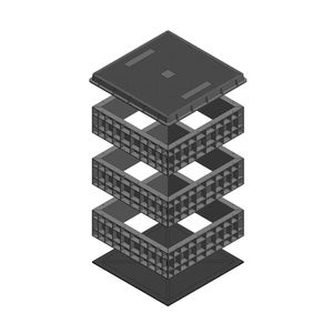 FTTH Modular Composite SMC Fibra <span class=keywords><strong>Cable</strong></span> Acceso Cámaras de boca Equipo de fibra óptica para FTTH subterráneo - Product Image 1