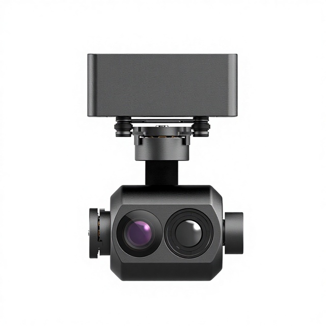 Drone Mounted 3-Axis Gimbal Camera Triple Optical Visible+Thermal AI Tracking Ultra-lightweight Metal High-precision