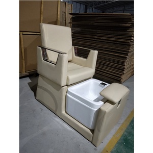 Kisen 2025 New Acrylic Base Luxurious Massage Pedicure Chair Used Foot Spa Massage Chair for Manicure and Pedicure - Product Image 2