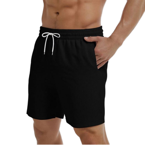 Pantalones cortos casuales de verano para hombre, 100% algodón, con bolsillos laterales, pantalones cortos personalizados para hombre a precios económicos para pedidos al por mayor - Product Image 1