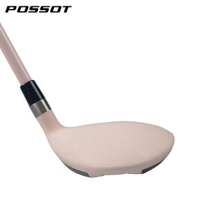 Club de <span class=keywords><strong>golf</strong></span> hybride Possot pour femmes, rose fleur de cerisier, manche en graphite, poignée en caoutchouc, droitier, flex L - Product Image 4