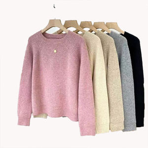 เสื้อสเวตเตอร์คอวีแขนยาวแฟชั่นสำหรับผู้หญิง สไตล์ลำลอง ใส่สบาย เหมาะสำหรับฤดูใบไม้ร่วงและฤดูหนาว รุ่นใหม่ล่าสุด - Product Image 2