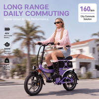 Vélo Électrique Pliant Tout-Terrain Adulte 14 Pouces Haute Vitesse 500W 48V 58Ah Autonomie 140km – Vente en Gros Usine OEM ODM