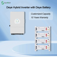 Sistema de Energía Doméstica con Batería LiFePo4 Deye de 51.2v 100ah, Batería de Litio Deye SE-G5.1 Pro-B de 5kwh para Almacenamiento de Energía Solar