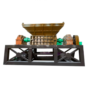 Déchiqueteur de déchets entièrement automatique pour gros objets, broyeur de métaux industriel à grande échelle, déchiqueteur multifonctionnel à double axe - Product Image 1