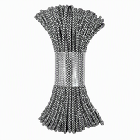 Cordon de parachute en nylon à 7 brins de 4 mm à motif diamant, corde de maintien pour le camping, la randonnée, la survie, bracelet tactique, bricolage en plein air