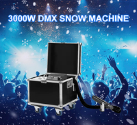 Topflashstar 3000W Machine à Neige Mobile Télécommandée pour Extérieur, Noël, Mariage, Scène, Effets Spéciaux