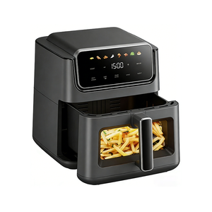 <span class=keywords><strong>Friteuse</strong></span> à <span class=keywords><strong>air</strong></span> numérique 6L avec fenêtre de visualisation <span class=keywords><strong>en</strong></span> verre, cuisson saine sans huile, protection contre la surchauffe, panier compatible lave-vaisselle pour cuisine domestique - Product Image 2