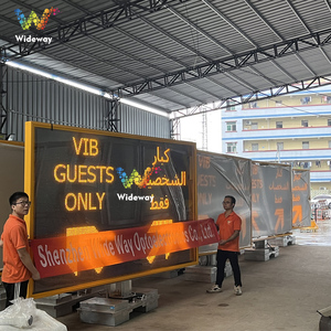 Painéis de Mensagens Variáveis (<span class=keywords><strong>VMS</strong></span>) Montados em Reboque - Telas de Exibição de Tráfego Rodoviário LED em Cores Completas/Âmbar Disponíveis em Vários Estilos - Product Image 6