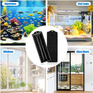 Nettoyeur magnétique pour <span class=keywords><strong>aquarium</strong></span> en plastique, anti-rayures, pour <span class=keywords><strong>algues</strong></span>, aimant de nettoyage de vitres, accessoires de nettoyage de bassin à poissons, efficace - Product Image 5