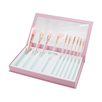 Boîte cadeau magnétique personnalisée de haute qualité en matériaux recyclés, taille sur mesure, pour fards à paupières, anticernes, mascara, eye-liner liquide mat