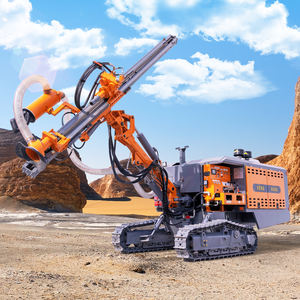 Foreuse DTH portable pour l'exploitation minière d'or, machine de forage de trous de tir pour carrières avec moteur pour roche granitique - Product Image 1