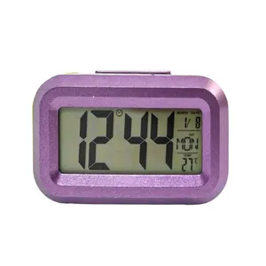Mini-LCD-Wecker kompakter stilvoller multifunktionaler Zeitmanager Küche elektronischer Timer Schreibtisch Temperatur Digitaluhr