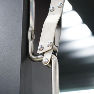 Auvent rétractable manuel d'extérieur, structure en aluminium, <span class=keywords><strong>tissu</strong></span> enduit PVDF, imperméable, protection solaire, auvent pour jardin, terrasse - Product Image 4