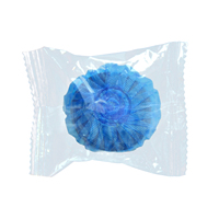 Nettoyeur de cuvette de toilette jetable de haute qualité avec logo personnalisé chasse d'eau 300 fois 21 jours bloc de nettoyage de toilette bleu