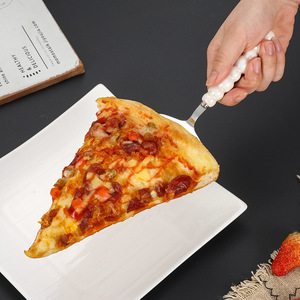 Pearl Handle Stainless Steel Cake Knife And Spatula <b>Set</b> For <b>Baking</b> Cheese Pizza Tools 2 Pieces Non Stick - Product Image 2