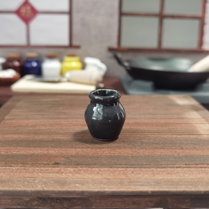 Rongshang mini pot de <span class=keywords><strong>cornichon</strong></span> en céramique petite cuisine nourriture <span class=keywords><strong>maison</strong></span> de jeu jouets modèle miniature - Product Image 6