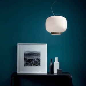 โคมไฟห้อยเพดานสไตล์อิตาเลียน ฟอสคาริรี โมเดิร์น มินิมอล นอร์ดิก รุ่นชูชิน ของแท้นำเข้า แสงวอร์มไวท์ แก้วและทองแดง สำหรับห้องกลาง - Product Image 4