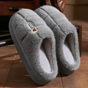 Chaussons chauds pour femmes, épaisses semelles antidérapantes, chaussons chauds pour couples, chaussons en <span class=keywords><strong>laine</strong></span> d'hiver pour hommes - Product Image 2