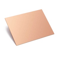 Plaque de circuit imprimé stratifié FR4 en fibre d'époxy plaquée cuivre double face 7,5*10cm 75x100x1,5mm 10x7,5cm 100*75mm 75*100*1,5mm