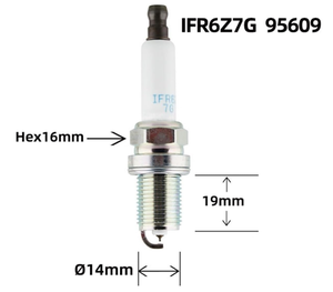 Bujía de Encendido para Motor de Gasolina Iridium Platinum PFR6Y 9331 para Roewe 350 550 MG5, Encendido Automático, 1 Año de Garantía - Product Image 2