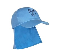 Casquettes et chapeaux de légionnaire personnalisés avec protection solaire UV et cache-cou coupe-vent pour l'été au Royaume-Uni, motif léopard à pois et fruits