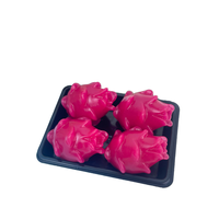Nouveau Jouet Squishy Créatif en TPR de 3,5 cm en Forme de Boulette de Fruits Simulée, Anti-Stress Facile à Utiliser pour Enfants et Adultes