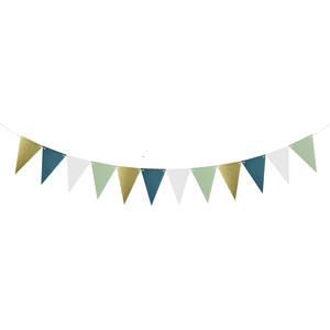 Bandera Triangular de algodón verde salvia y dorado, placa redonda con temática forestal, decoración de fiesta para el Día DE LA Tierra o cumpleaños - Product Image 6