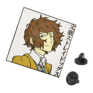 เข็มกลัดโลหะเคลือบลายอนิเมะ BSD ดีไซน์ใหม่ 6 แบบ คุณภาพสูง ลายดาไซ โอซามุ สำหรับตกแต่งกระเป๋าเป้ - Product Image 3