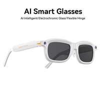 Lunettes de soleil avec haut-parleur sans fil BT 5.3, caméra 4K 800W, double microphone, enregistrement photo et vidéo, chat IA, traduction en temps réel, WiFi