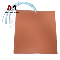 Plaque de pressage à chaud en silicone sur mesure avec des épaisseurs de 0,3 mm, 0,5 mm, 1,6 mm pour machine de marquage à chaud