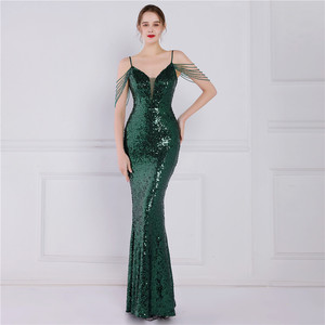 Yeni payetli balık kuyruğu resmi elbise performans Internet ünlü etkinlik araba modeli <span class=keywords><strong>g</strong></span>örgü kuralları <span class=keywords><strong>abiye</strong></span> - Product Image 4