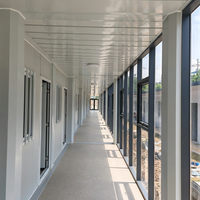 Maison préfabriquée modulaire en conteneur, cabine préfabriquée en acier empilable pour bureau, logement, hôtel, hébergement sur chantier