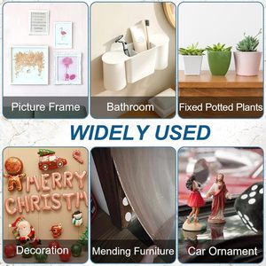 Stucco rotondo rimovibile puntini adesivi adesivi rimovibili a punta adesiva forte colla a palloncino rotonda senza tracce - Product Image 6