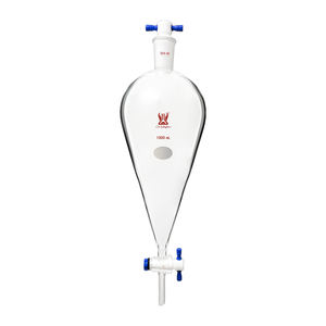 10-5000ml laboratório vidraria alta temperatura resistente grosso murado borosilicato vidro funil separador com torneira PTFE - Product Image 1
