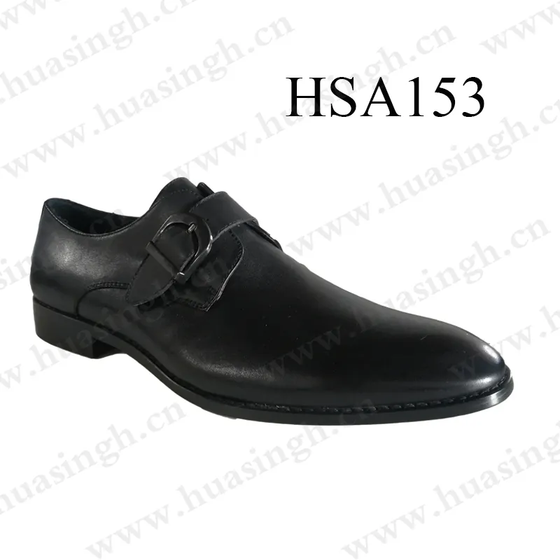 Executive Shoe WCY Black Pointed Toe No Laces Men Executive Shoes Anti-slip Rubber Sole Business Meeting Dress Shoes HSA153