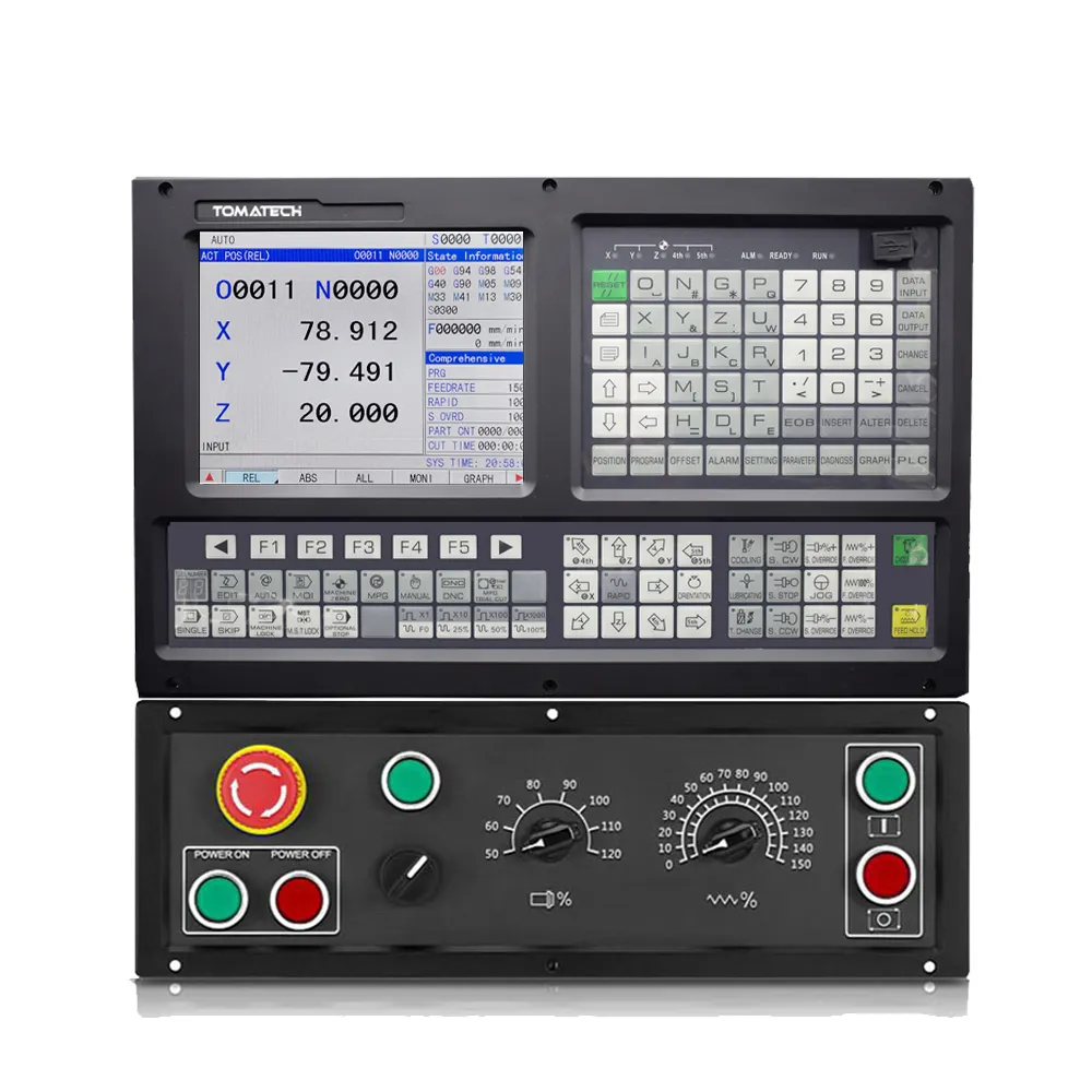 Biaya Rendah dengan PLC + Fungsi ATC untuk Mesin Penggilingan 3 Pengendali Penggilingan Cnc Sebagai Sistem Kontrol Cnc